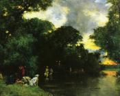 尤金 弗罗芒坦 : Etang Dans Les Oasis-Sahara